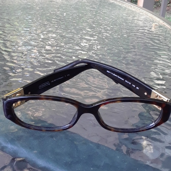 COACH HOPE dark tortoise and gold designer frames - Picture 7 of 7